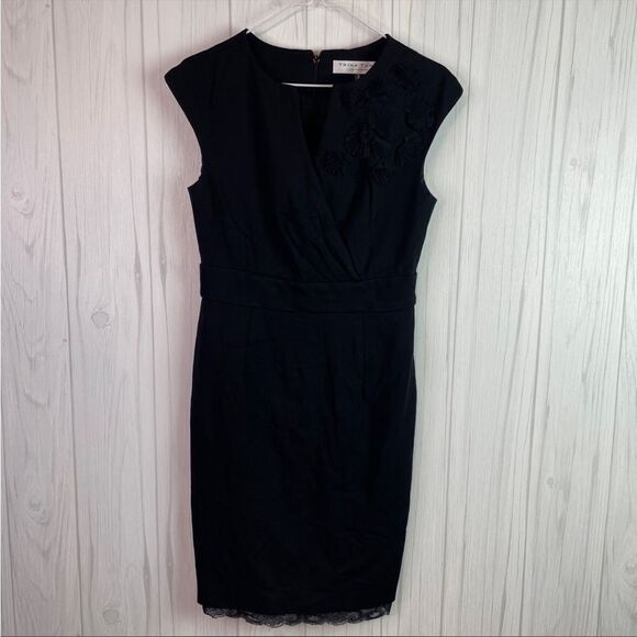 Trina Turk black dress 6 - Picture 1 of 7